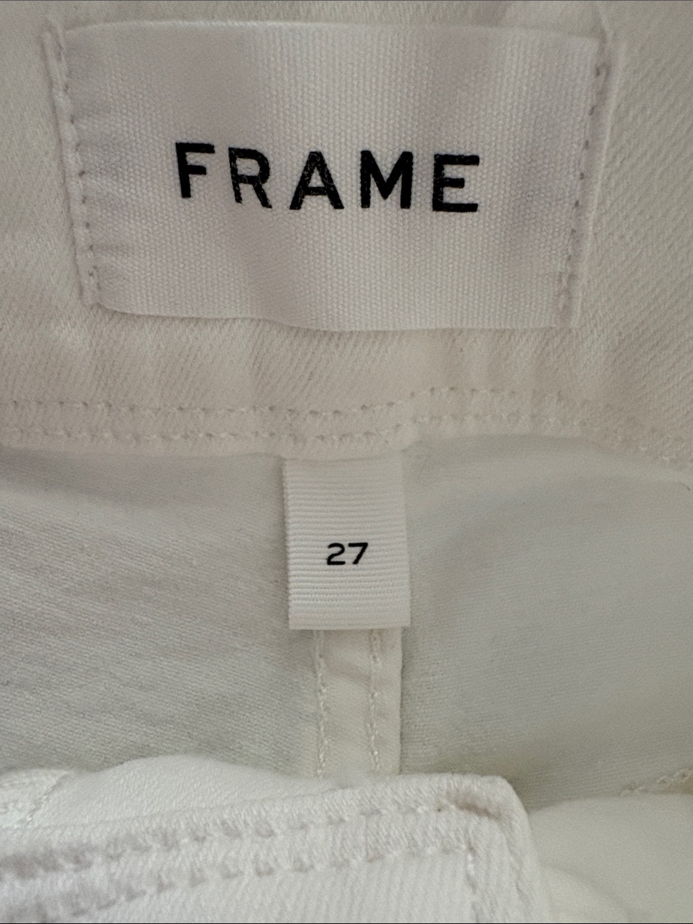 Frame Denim White Flare Leg Jeans - Picture 2 of 6